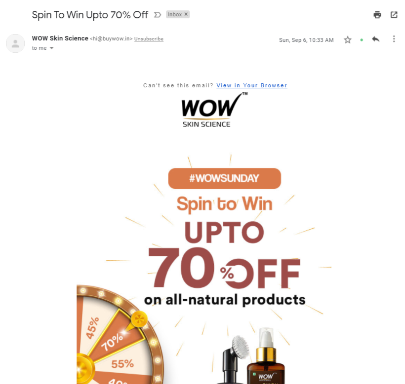 Use Email Marketing